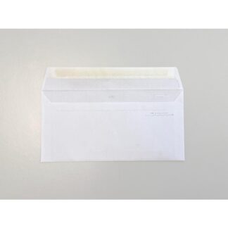 Caixa 500 Envelopes DL 110x220 Silicone Branco
