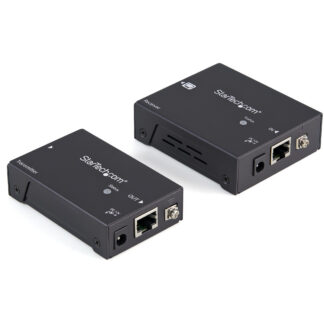 Startech 330 ft. (100 m) HDMI Over CAT5e / CAT6 Extender - HDMI over CAT5e - HDBaseT Extender - 4K30 - HDMI Video Extender (ST121HDBTPW) - Extensor de áudio / vídeo - durante CAT 5e/6 - até 100 m - para P/N: ST121HDBTRP, SVA12M2NEUA, SVA12M5NA