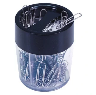 Porta clips q-connect de plastico redondo.