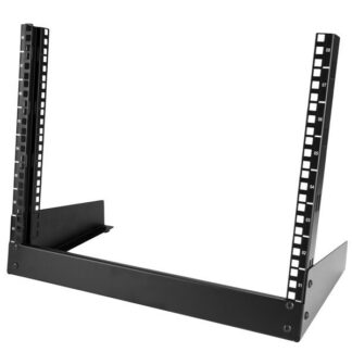 Startech 8U Open Frame Network Rack - 19" 2 Post Free Standing Desktop Rack for Computer, AV, Media, IT, Data & Server Room Equipment (RK8OD) - Gabinete estrutura aberta - 2 postes - 8U
