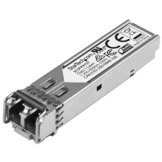 StarTech.com HPE 3CSFP91 Compatible SFP Module, 1000BASE-SX, 1GbE Multi Mode (MMF) Fiber Optic Transceiver, 1GE Gigabit Ethernet SFP, LC Connector, 550m, 850nm, DDM, HPE 3812, 3824, 3848 - Lifetime Warranty (3CSFP91ST) - Módulo de transceptor SFP (mi