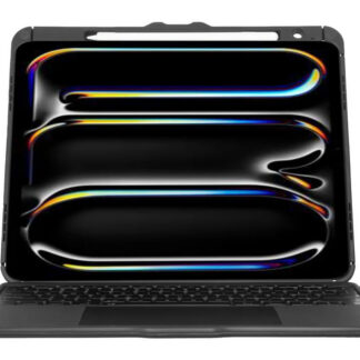 Targus Versavu - Teclado e pasta de folio (case para teclado) - com trackpad - retroiluminação - sem fios - Bluetooth 5.0 - QWERTY - Espanhol - preto