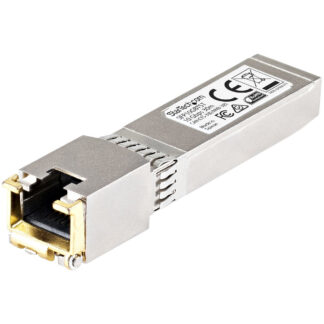 StarTech.com Cisco SFP-10GB-TC Compatible SFP+ Module, 10GBASE-T, SFP to RJ45 Cat6/Cat5e, 10GE Gigabit Ethernet SFP+, RJ-45 (Copper) 30m, Cisco Firepower, ASR1000, ASR9000, 10Gbps SFP+ - Lifetime Warranty (SFP10GBTCST) - Módulo de transceptor SFP+ -