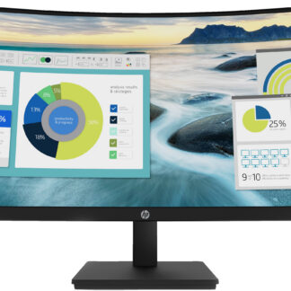 HP P34hc G4 - P-Series - monitor LED - curvo - 34" - 3440 x 1440 WQHD @ 60 Hz - VA - 250 cd/m² - 3500:1 - 5 ms - HDMI, DisplayPort, USB-C - altifalantes - preto