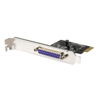 Startech 1-Port Parallel PCIe Card, PCI Express to Parallel DB25 LPT Adapter Card, Desktop Expansion Controller for Printer, SPP/ECP - Adaptador paralelo - PCIe - IEEE 1284 - preto
