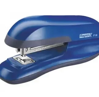 Agrafador rapid f16 plastico capacidade de agrafado 20 folhas azul usa agrafes 24/6 e 26/6.