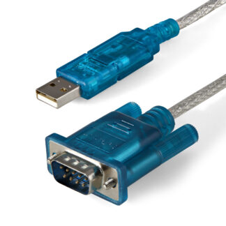 Startech 3ft USB to RS232 DB9 Serial Adapter Cable - M/M - Adaptador serial - USB 2.0 - RS-232