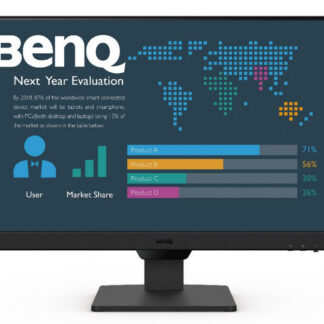 BenQ BL2490 - Monitor LED - 23.8" - 1920 x 1080 Full HD (1080p) @ 100 Hz - IPS - 250 cd/m² - 1300:1 - 5 ms - HDMI, DisplayPort - altifalantes - preto