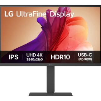 LG UltraFine 27U730A-B - Monitor LED - 27" - 3840 x 2160 4K @ 60 Hz - IPS - 300 cd/m² - 1000:1 - HDR10 - 5 ms - 2xHDMI, DisplayPort - altifalantes