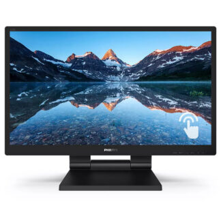 Philips 242B9T - Monitor LED - 24" - ecrã de toque - 1920 x 1080 Full HD (1080p) @ 60 Hz - IPS - 250 cd/m² - 1000:1 - 5 ms - HDMI, DVI-D, VGA, DisplayPort - altifalantes - textura preta