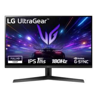 LG UltraGear 27GS60F-B - Monitor LED - gaming - 27" - 1920 x 1080 Full HD (1080p) @ 180 Hz - IPS - 300 cd/m² - 1000:1 - HDR10 - 1 ms - HDMI, DisplayPort
