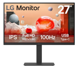 LG 27BA750-B - Monitor LED - 27" - 1920 x 1080 Full HD (1080p) @ 100 Hz - IPS - 250 cd/m² - 1300:1 - 5 ms - HDMI, DisplayPort, USB-C - altifalantes