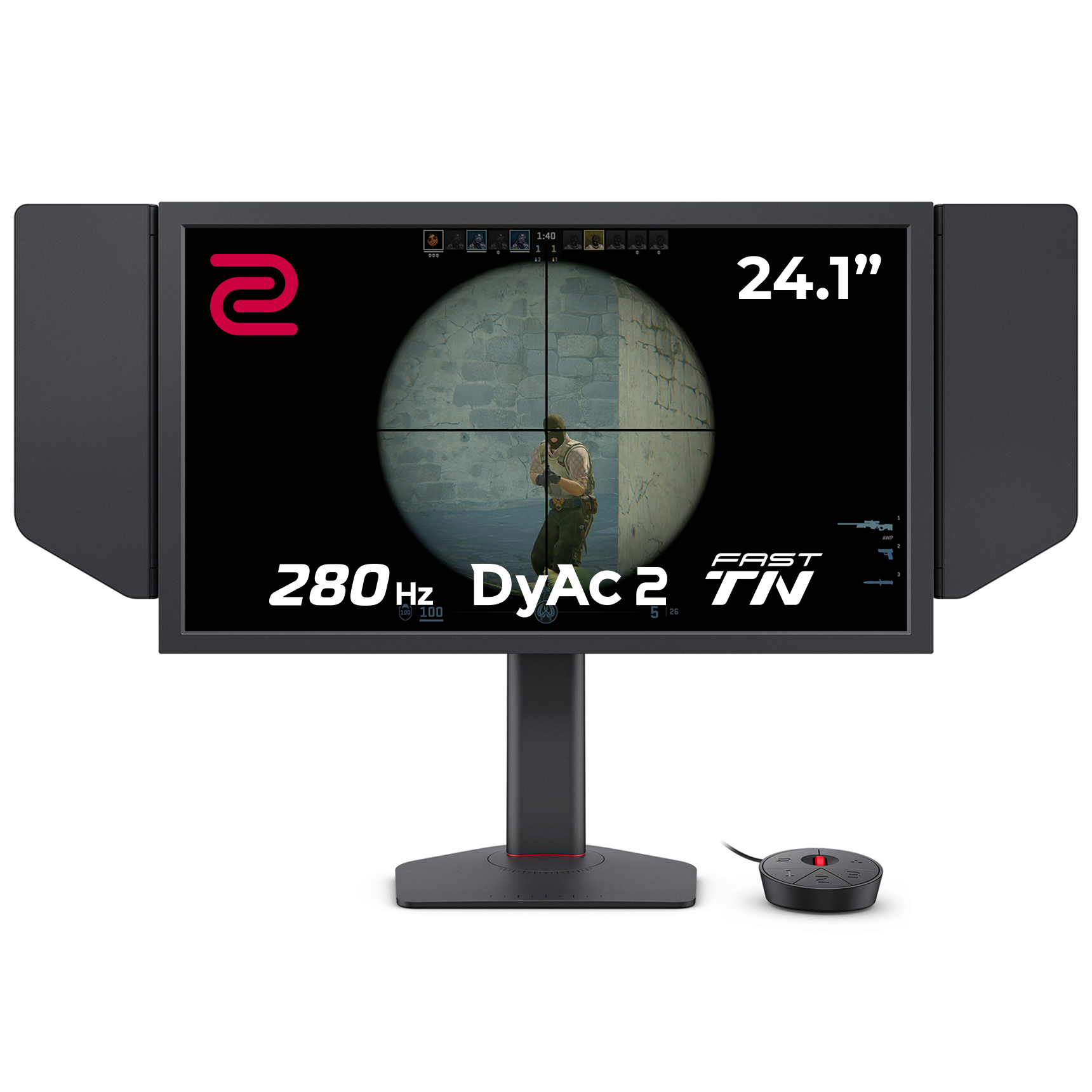 BenQ ZOWIE XL2546X+ - eSports - XL Series - monitor LED - gaming - 24.1" - 1920 x 1080 Full HD (1080p) @ 280 Hz - TN - 320 cd/m² - 1000:1 - 3xHDMI, DisplayPort