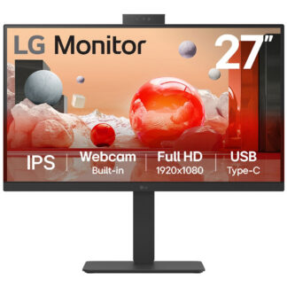 LG 27BA850-B - BA850 Series - monitor LED - 27" - 1920 x 1080 Full HD (1080p) @ 100 Hz - IPS - 250 cd/m² - 1300:1 - 5 ms - HDMI, DisplayPort, USB-C - altifalantes - negócio