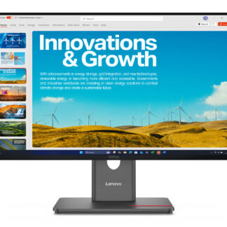 Lenovo ThinkVision P24QD-40 - Monitor LED - 24" (23.8" visível) - 2560 x 1440 QHD @ 120 Hz - IPS - 300 cd/m² - 1500:1 - DisplayHDR 10 - 4 ms - HDMI, DisplayPort, USB-C - preto eclipse