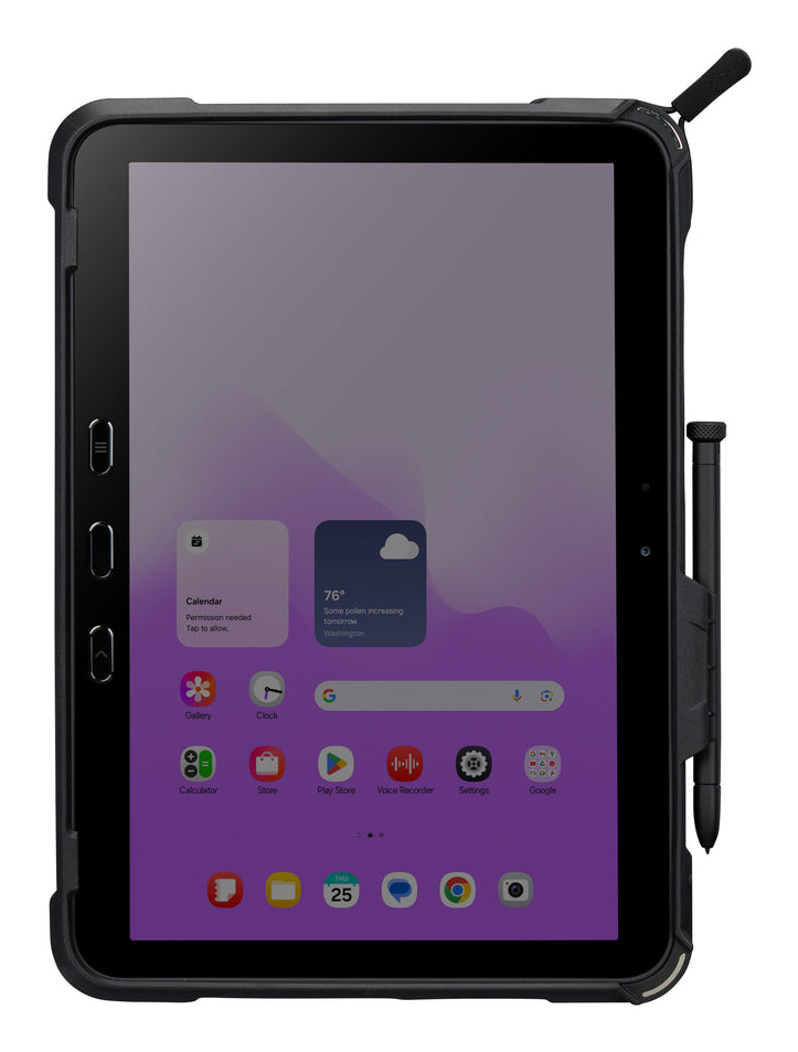 Targus Field-Ready - Tampa posterior para tablet - poliuretano termoplástico (TPU), policarbonato - preto - para Samsung Galaxy Tab Active4 Pro, Tab Active5 Pro
